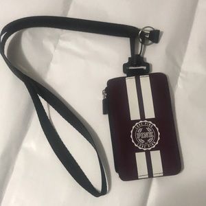 Pink lanyard